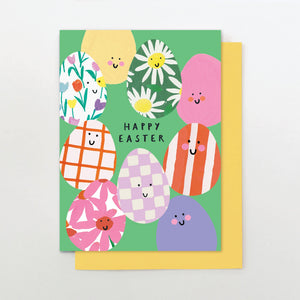 Happy Easter Eggs Card