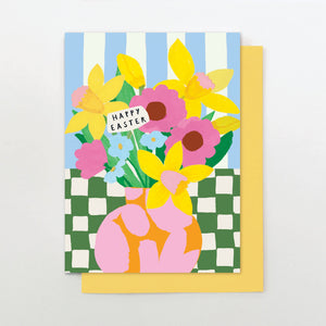Happy Easter Vase Card