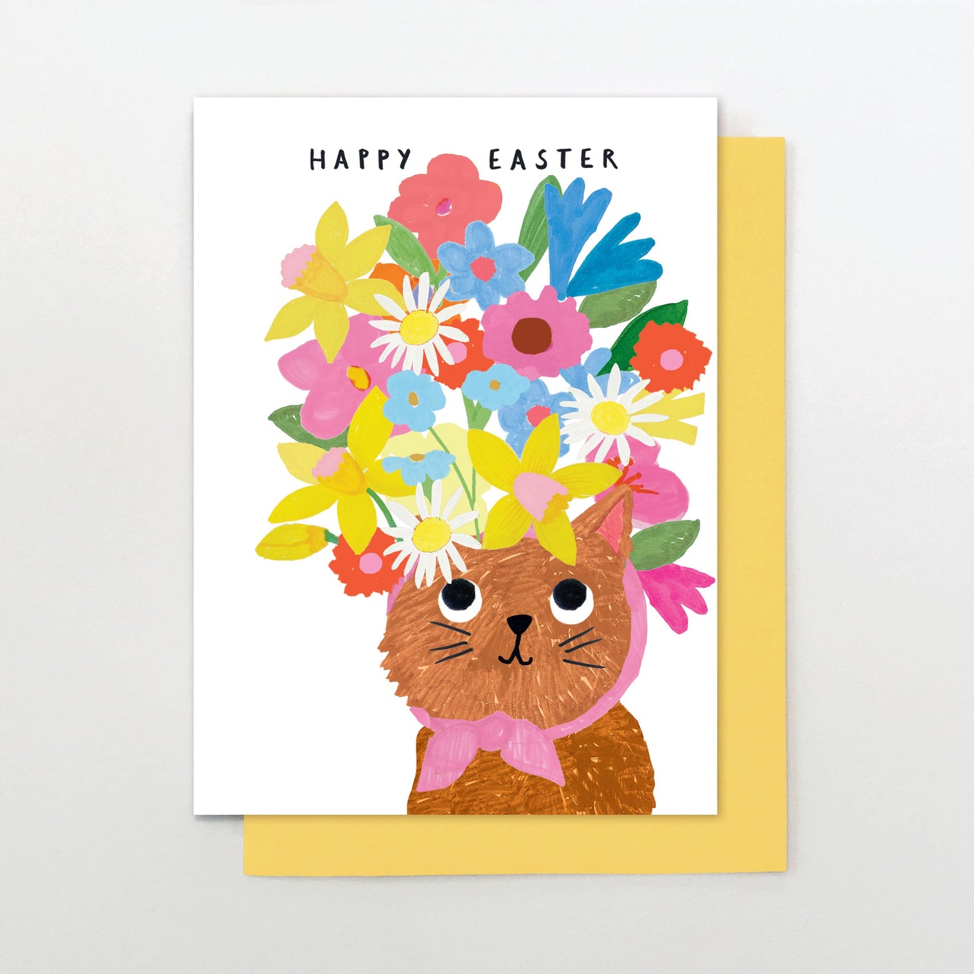 Floral Cat Card