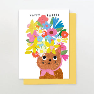 Floral Cat Card
