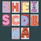 Smiley Letter Print