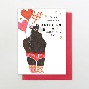 Boyfriend Bear Card