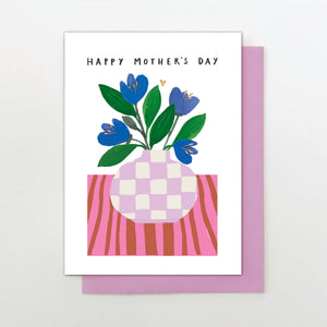 Blue Flowers Card