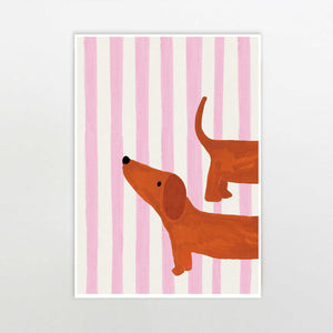 Sausage Dog Print