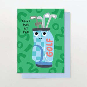 Best Dad By Par Card