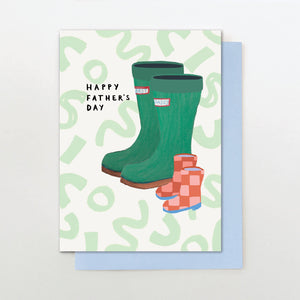 Father's Day Wellies Card