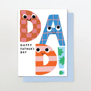 DAD Letters Card