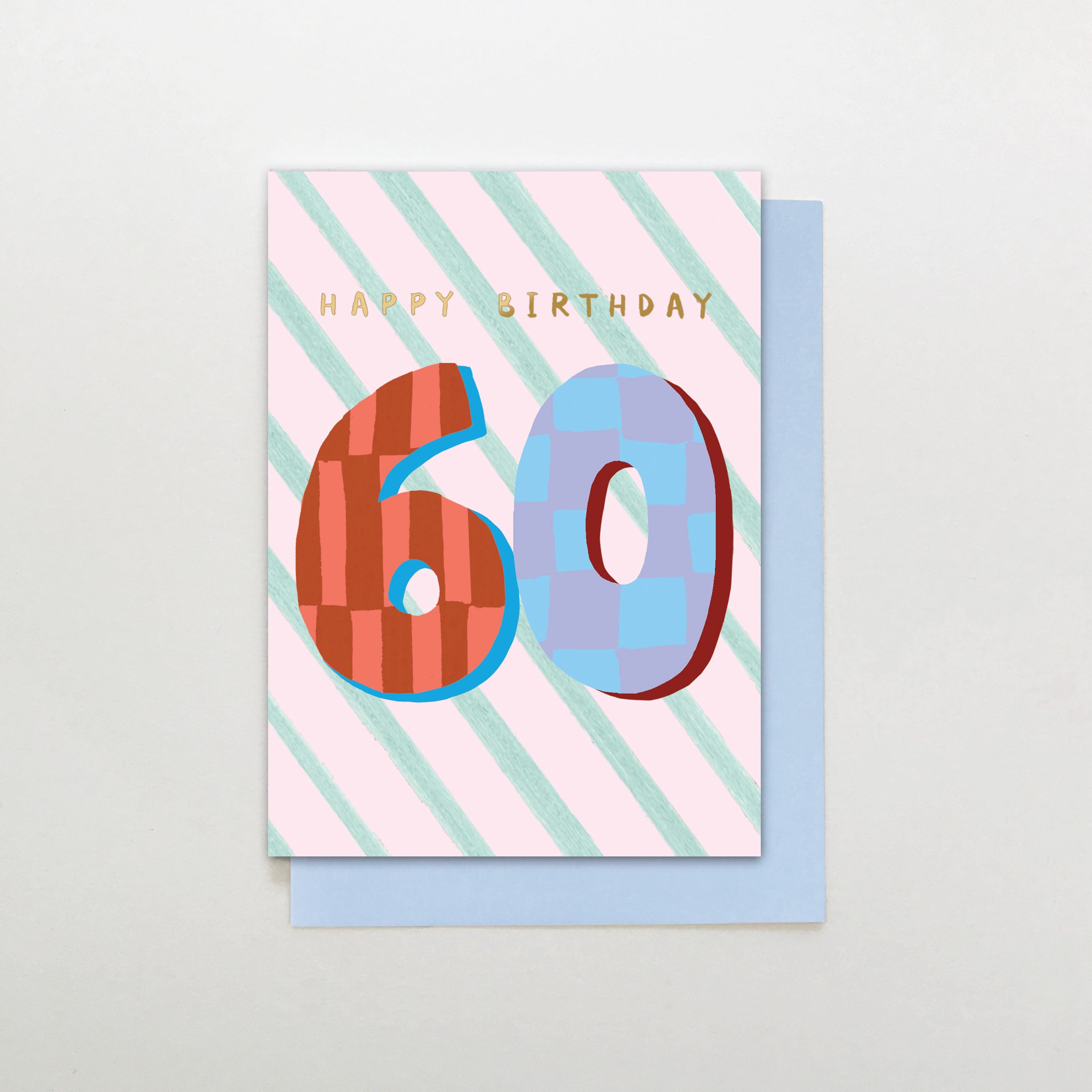 Patterned Age 60 Male Card