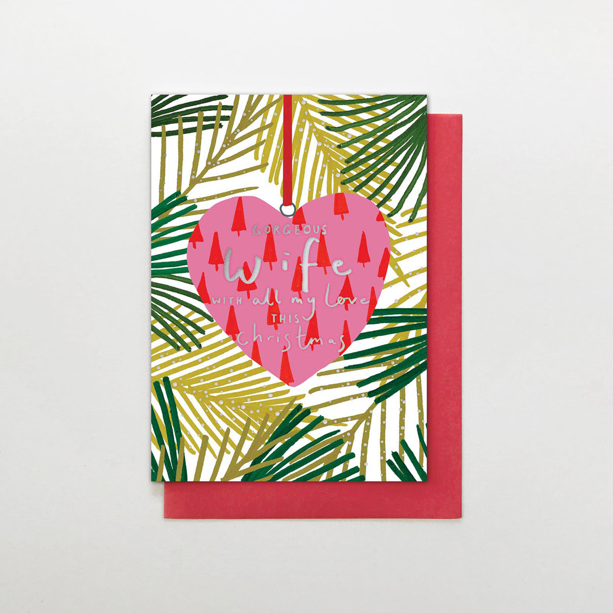 Wife Christmas Bauble Card