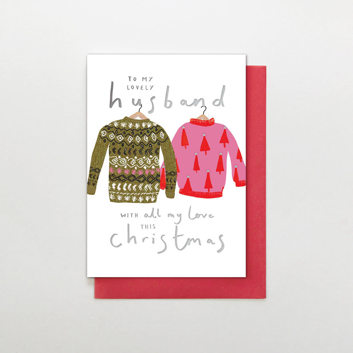 Husband Christmas Jumpers Card