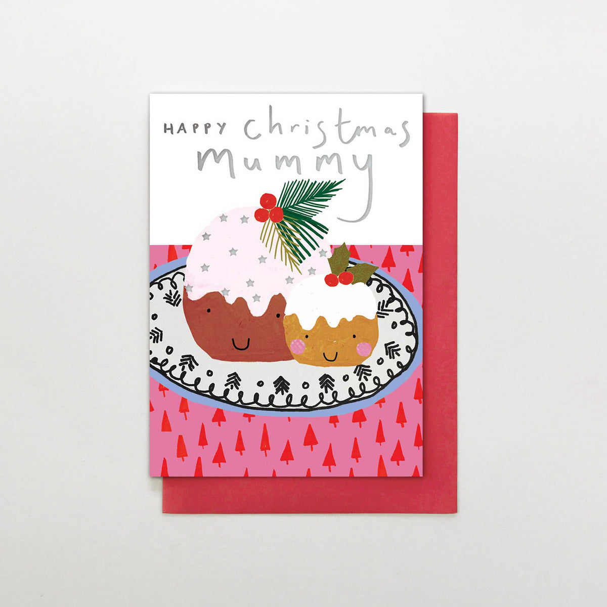 Mummy Christmas Puds Card