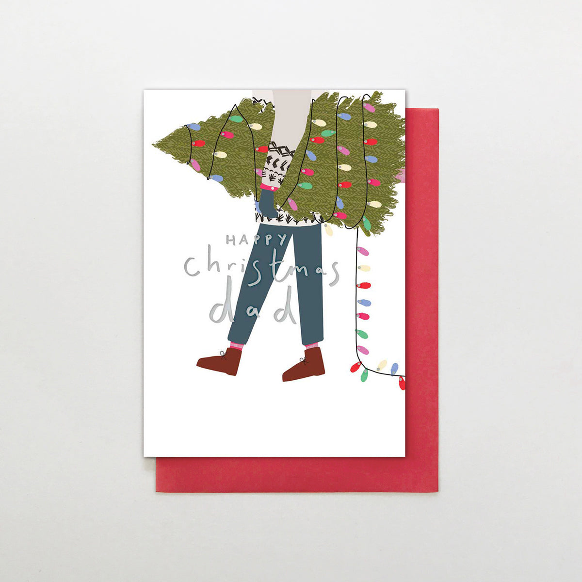 Dad's Christmas Tree Card