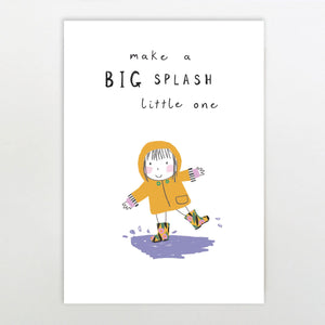 framed big splash flat